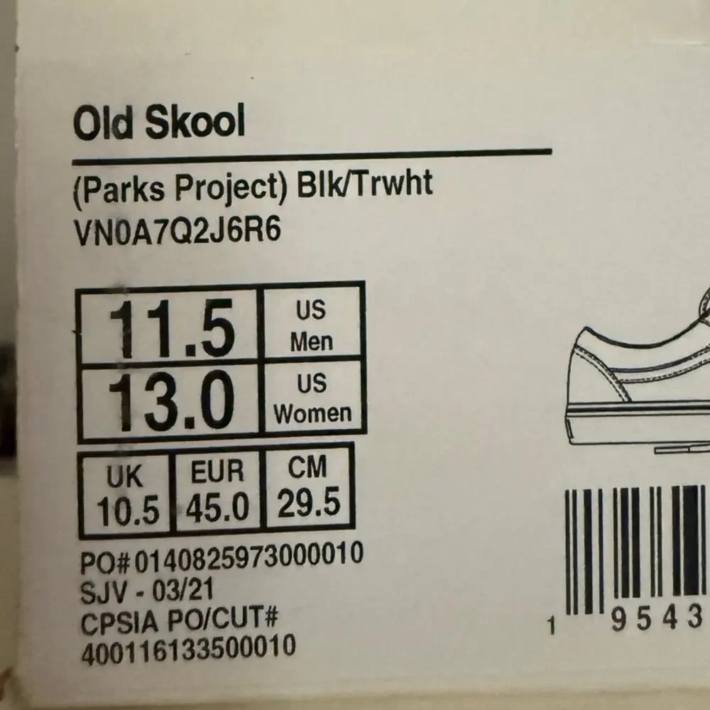 Vans new parks